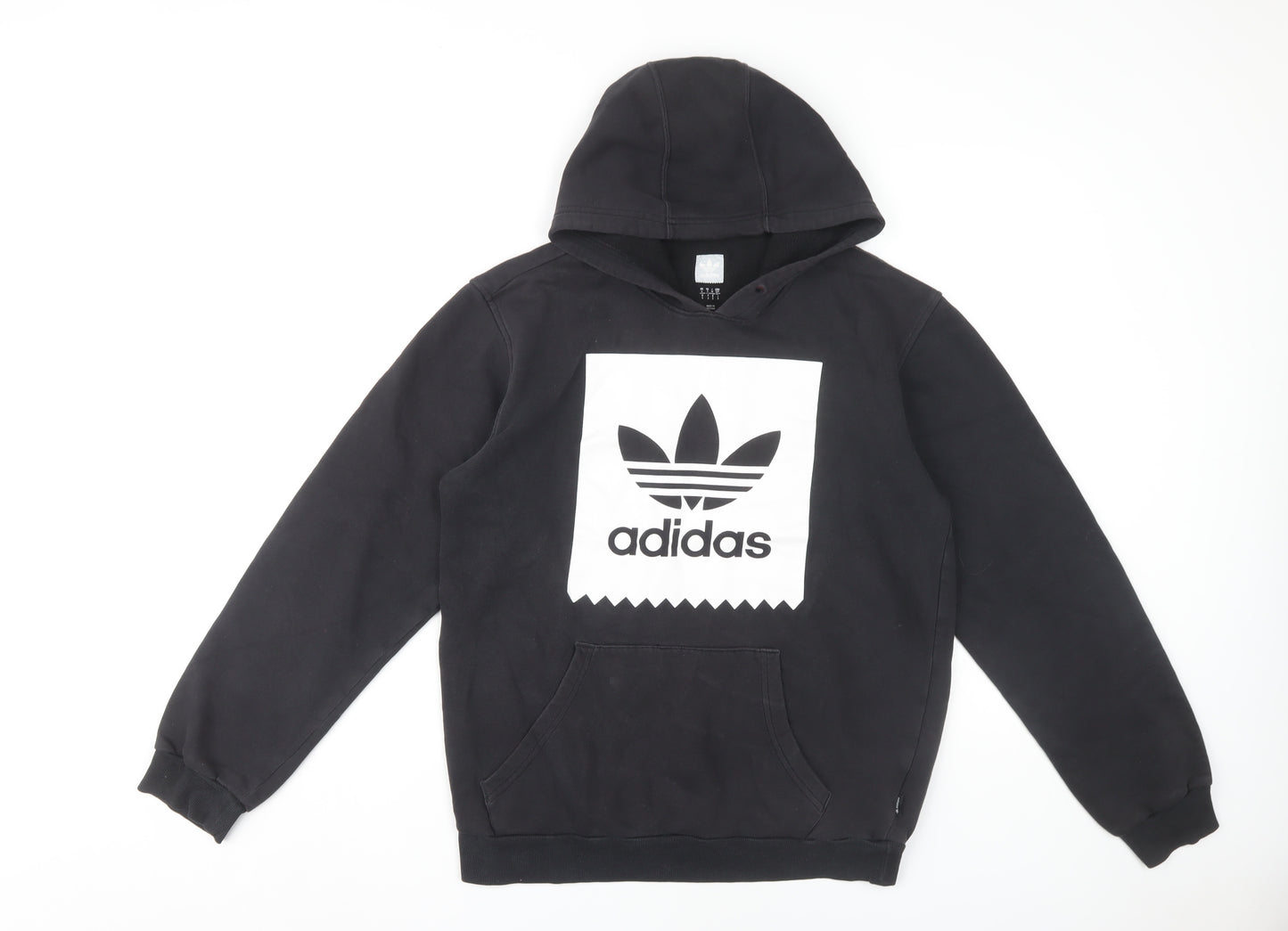 Adidas Men's Black Hoodie, Size S, Pullover Style