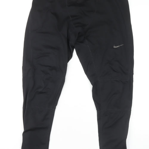 Nike Unisex Black Running Trousers XL - Breathable, Quick Dry