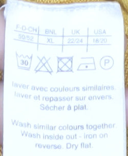 Damart Women's Yellow Crew Neck Pullover Jumper Size 22