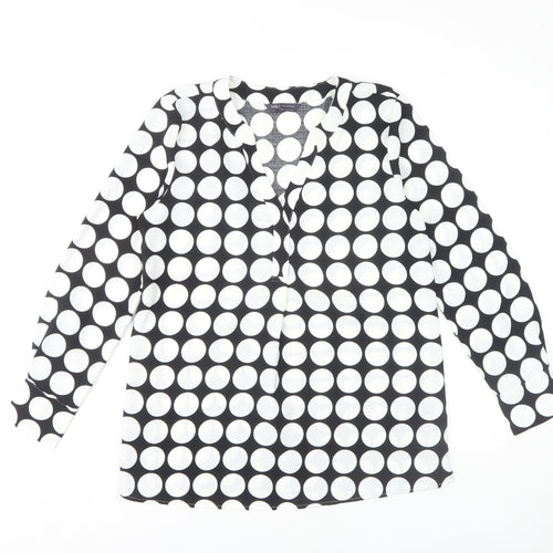 Marks and Spencer Women’s Black Polka Dot Blouse, Size 10