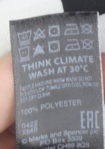 Marks and Spencer Women’s Black Polka Dot Blouse, Size 10