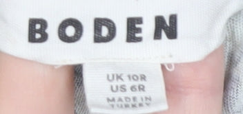 Boden Women's Green Long Sleeve Geometric Dress