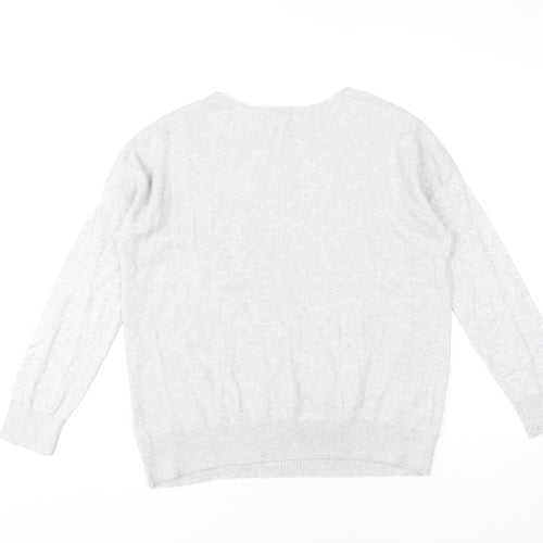 DKNY Women's Grey Pullover Jumper M