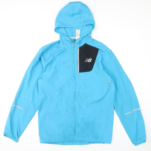 New Balance Men's Blue S Windbreaker Jacket