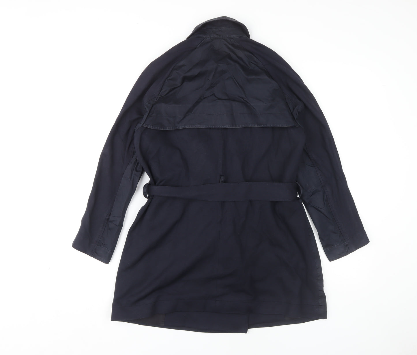 Farhi by Nicole Farhi Women's Blue Trench Coat Size 8