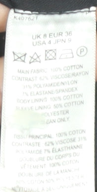 Farhi by Nicole Farhi Women's Blue Trench Coat Size 8