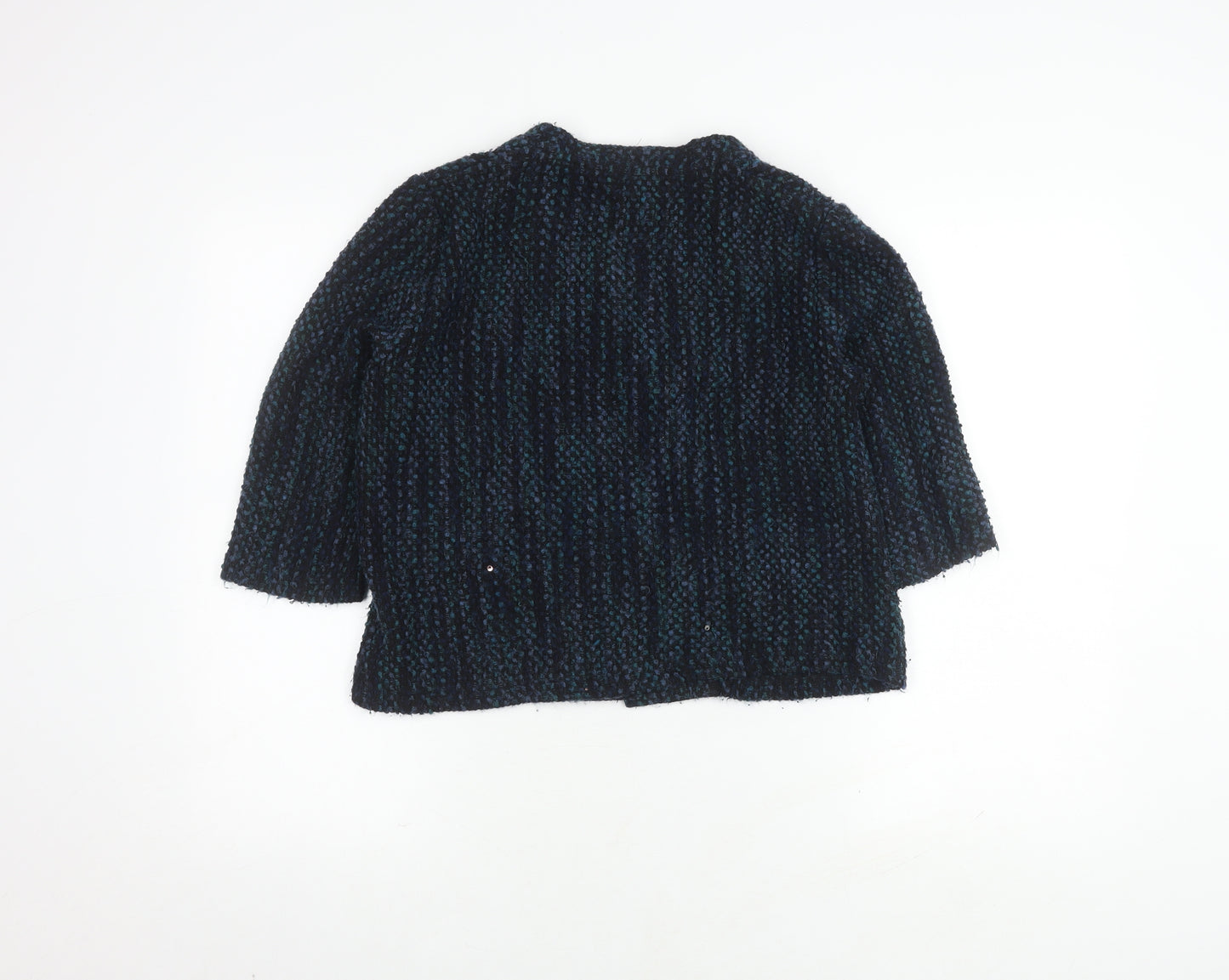 Marks and Spencer Women's Black Cardigan, M, Button Accent