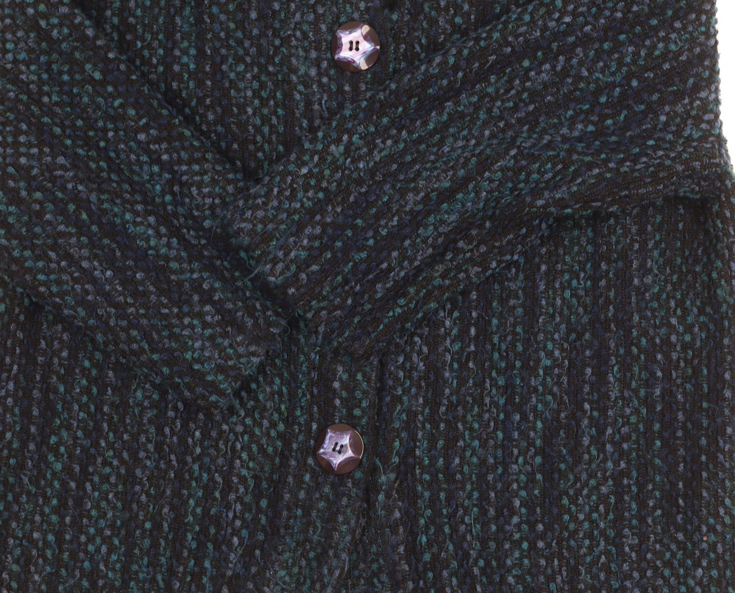 Marks and Spencer Women's Black Cardigan, M, Button Accent