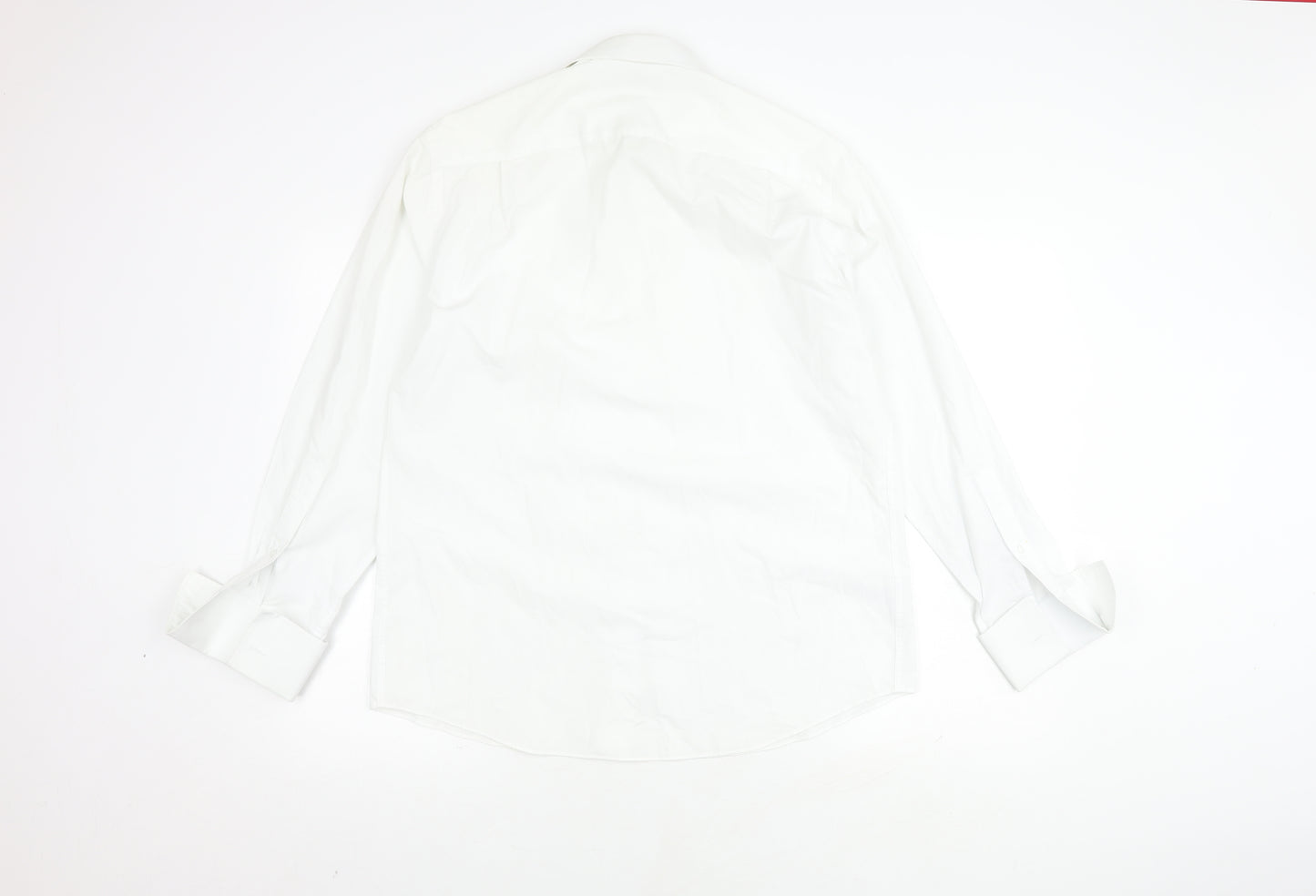 Taylor & Wright Men's Formal White Dress Shirt Size 15