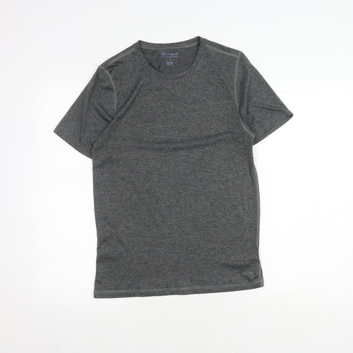 Champion Men's Grey Athletic T-Shirt Size S