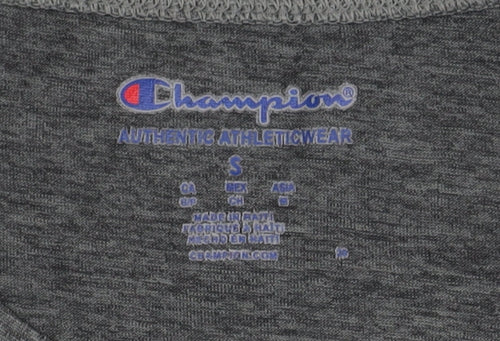 Champion Men's Grey Athletic T-Shirt Size S