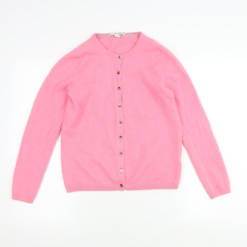 Boden Women's Pink Cashmere Cardigan, Size 14