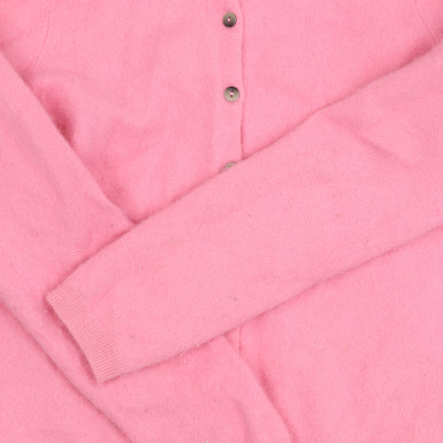 Boden Women's Pink Cashmere Cardigan, Size 14