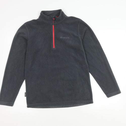 TrekMates Women's Grey Fleece 1/4 Zip Sweatshirt Size 12