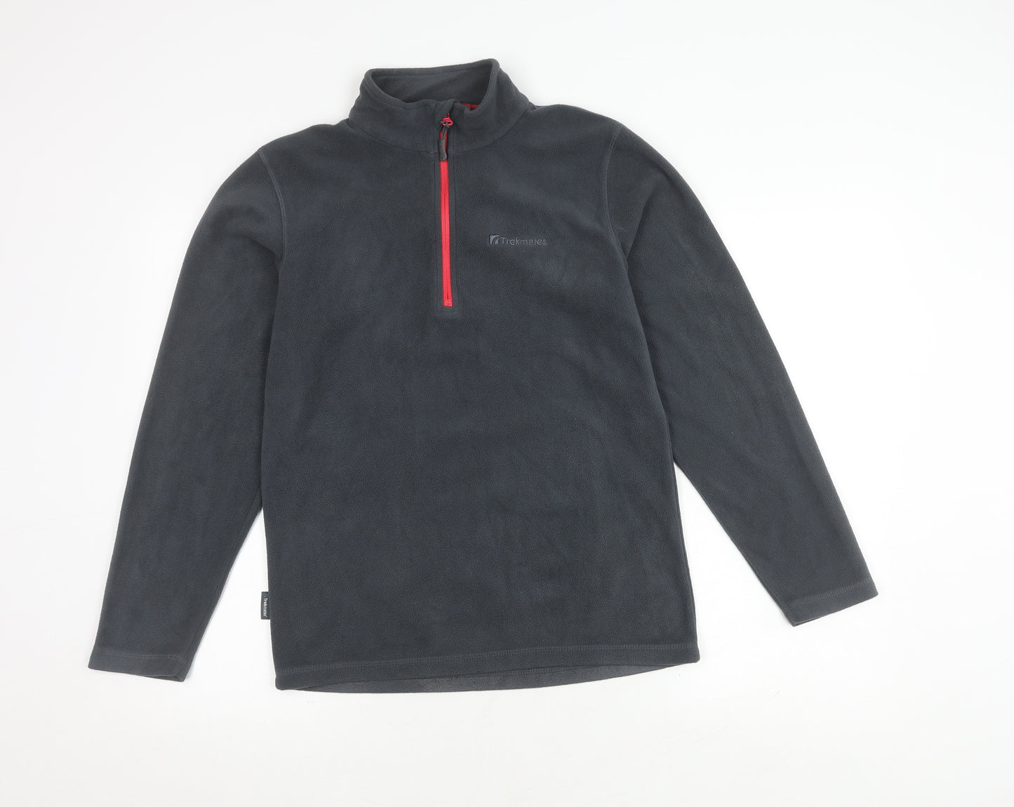 TrekMates Women's Grey Fleece 1/4 Zip Sweatshirt Size 12