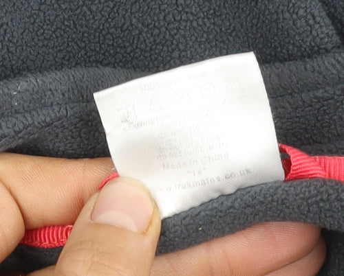 TrekMates Women's Grey Fleece 1/4 Zip Sweatshirt Size 12