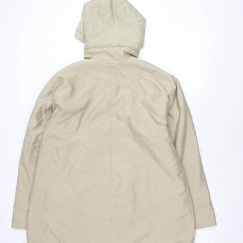 Viyella Women's Beige Hooded Rain Coat Cape Size S