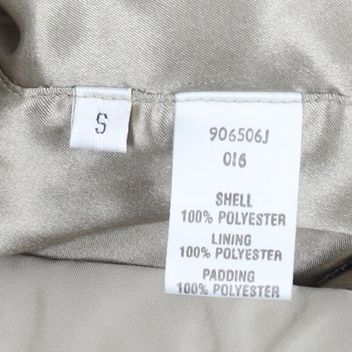 Viyella Women's Beige Hooded Rain Coat Cape Size S