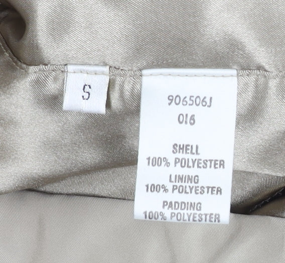 Viyella Women's Beige Hooded Rain Coat Cape Size S