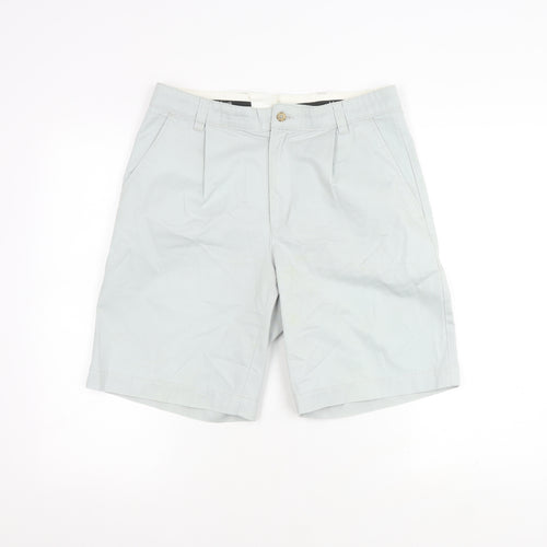 Ashworth Men's Grey Chino Shorts, Size 48, Casual Style