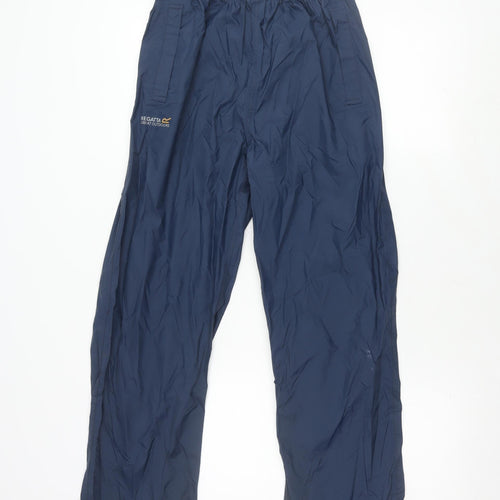 Regatta Blue Waterproof Rain Trousers, Unisex M, Hiking