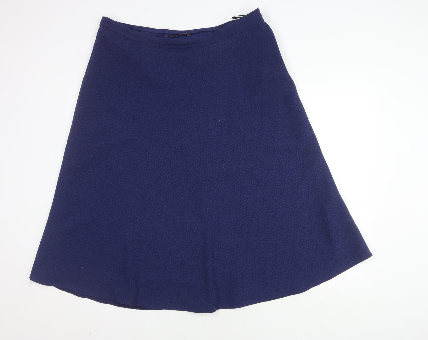 Marks and Spencer Women's Blue A-Line Skirt Size 18