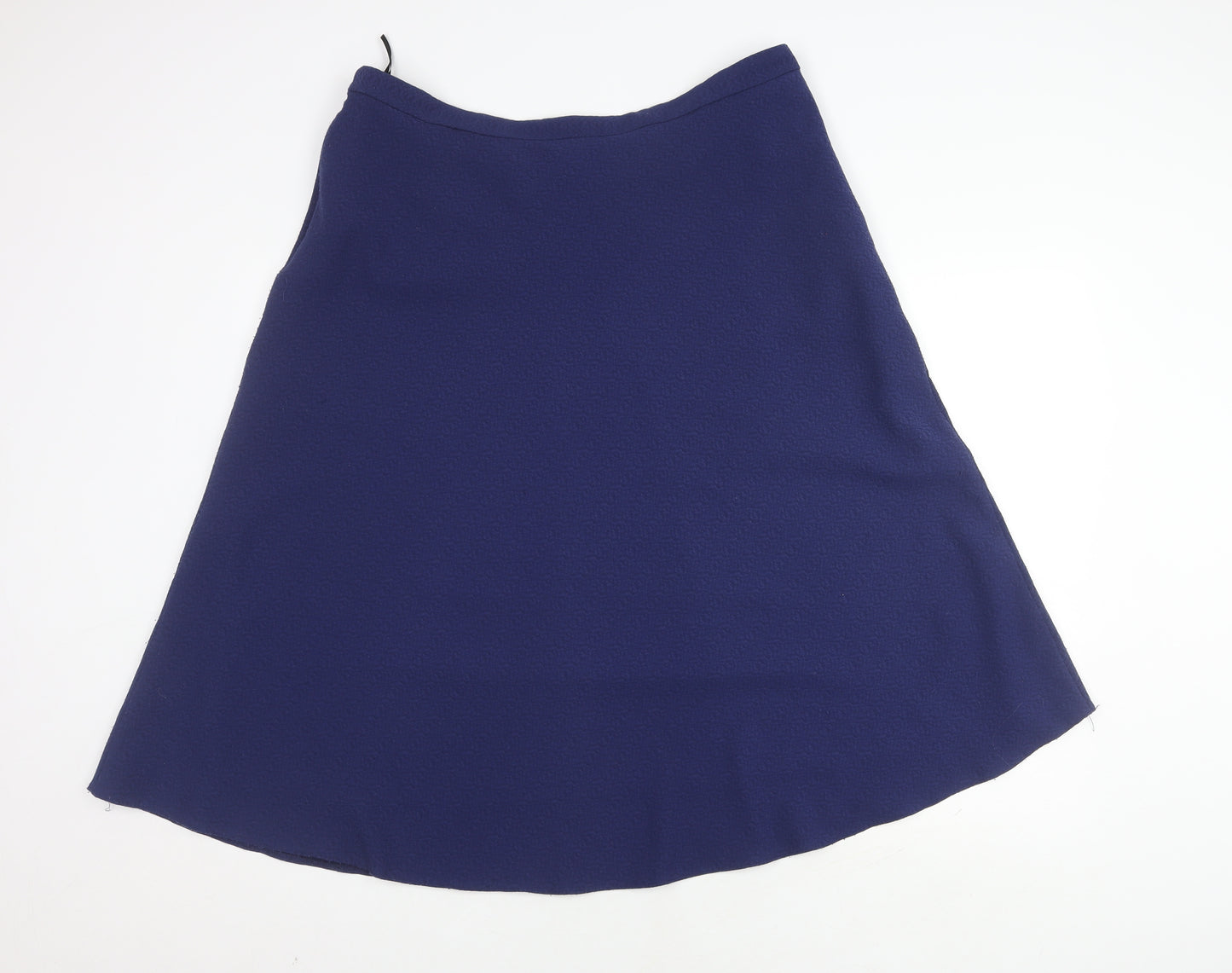 Marks and Spencer Women's Blue A-Line Skirt Size 18