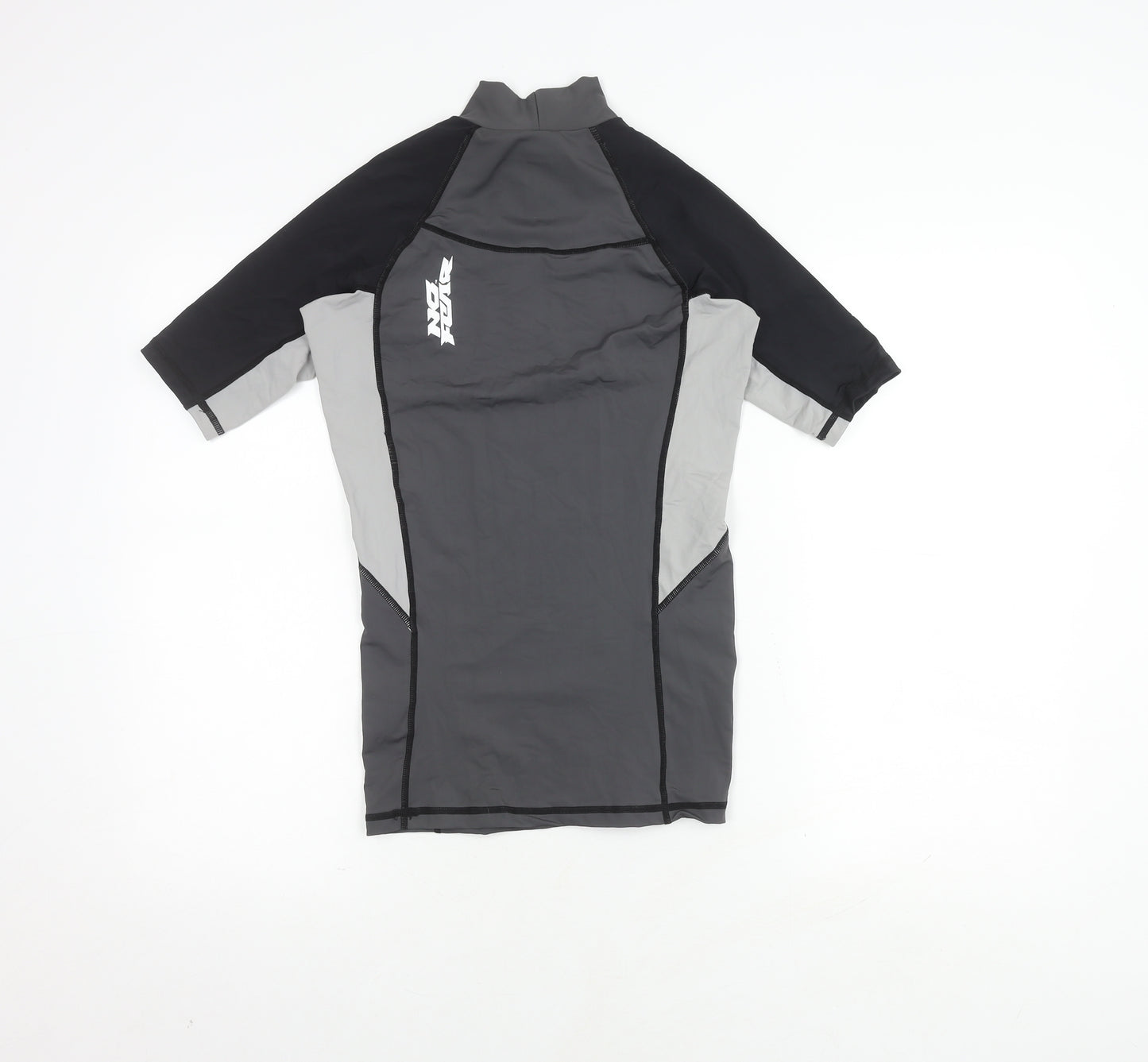 No Fear Men's Black/Grey S Athletic High Neck Pullover