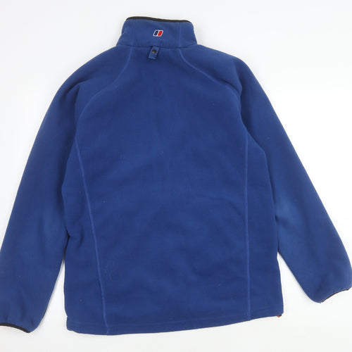 Berghaus Men's Blue Fleece Jacket M Stand-Up Collar
