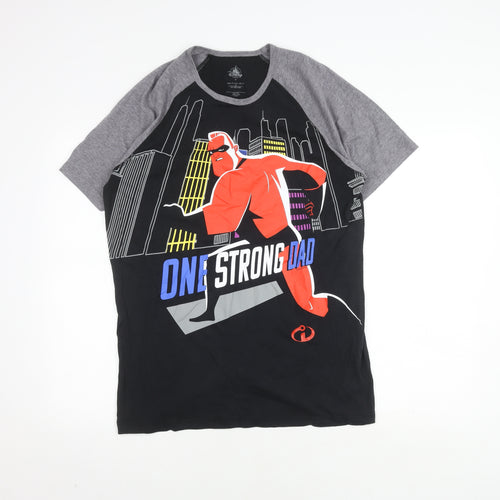 Disney Store Men's Black M T-Shirt Graphic The Incredible