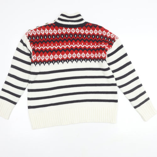 Marks & Spencer Women's Multicoloured Fair Isle Pullover, Size S