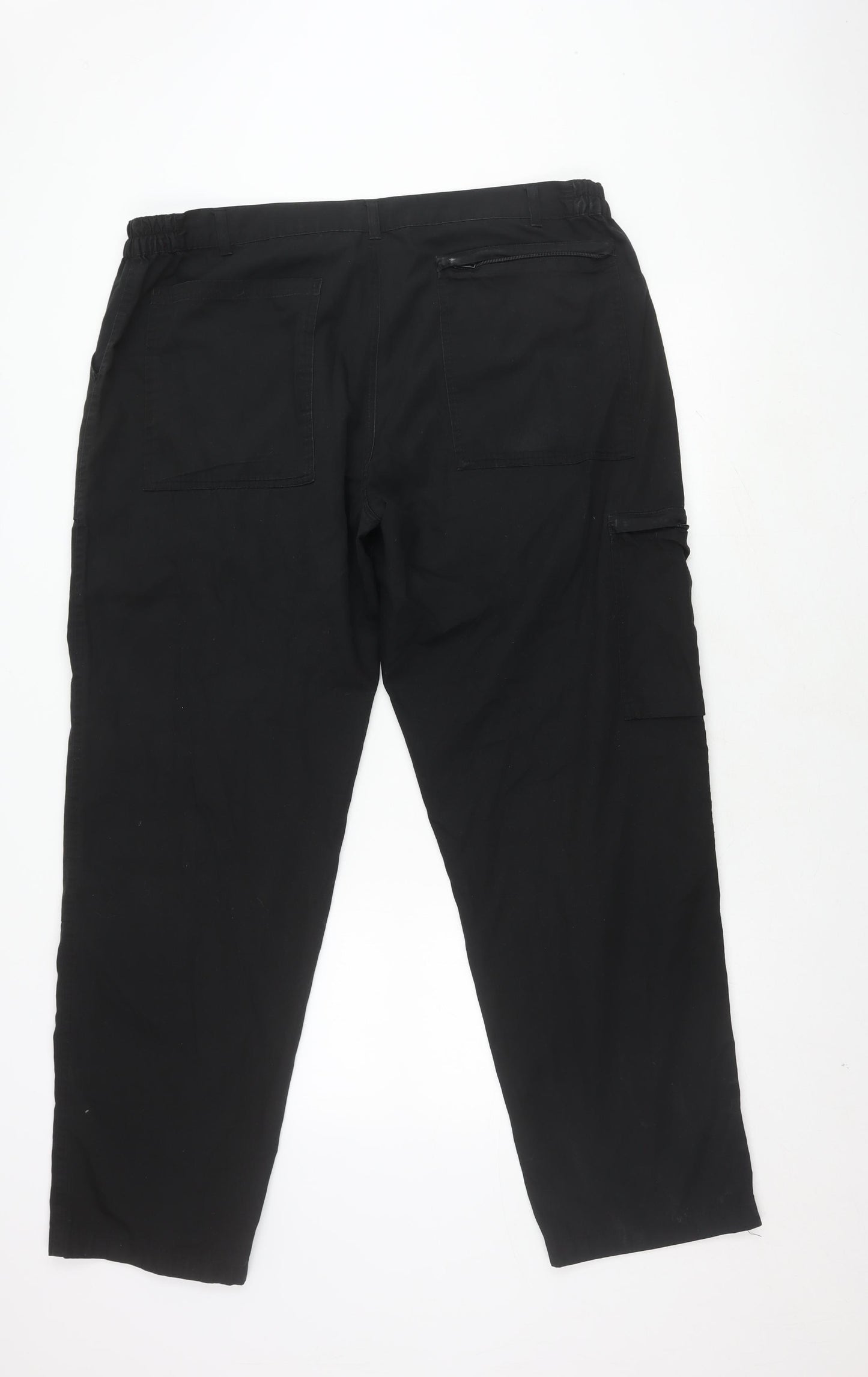 Regatta Men's Black Cargo Trousers, Size 42, Workwear