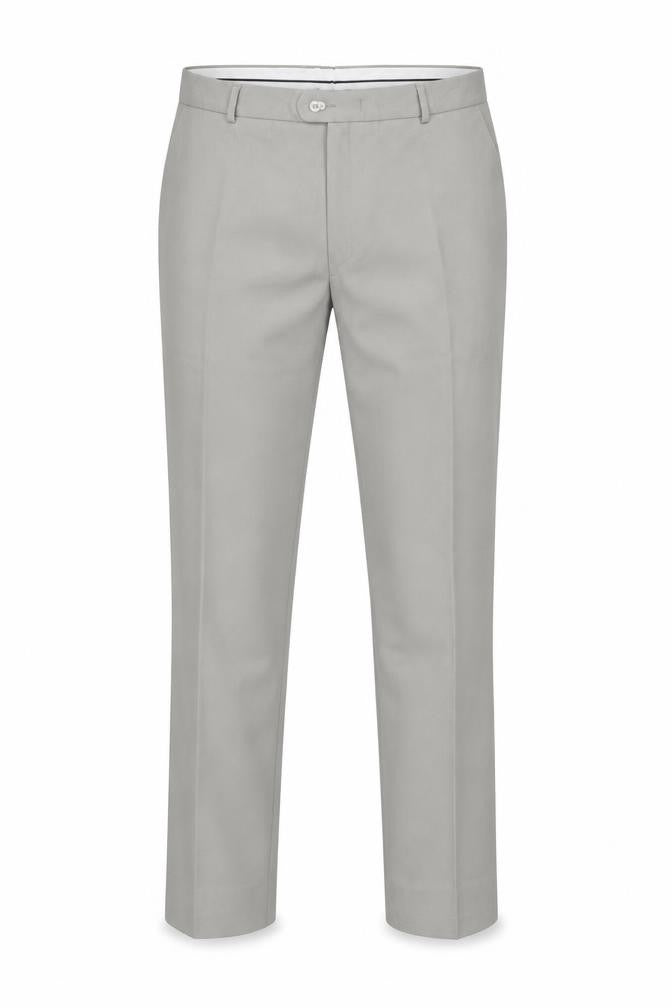 Front view of Premier Man Men's Grey Trousers, size 44