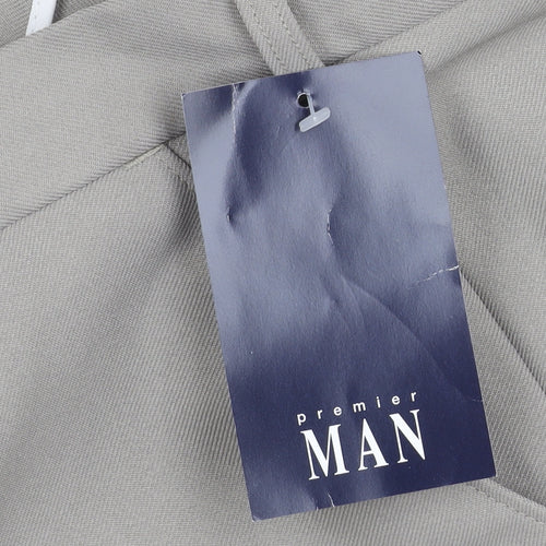 Premier Man Men's Grey Trousers Size 44