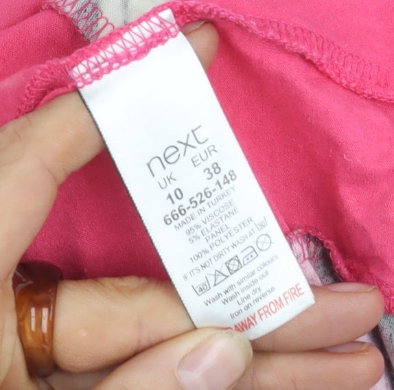 Next Women's Pink Floral Sleeveless Tank Size 10