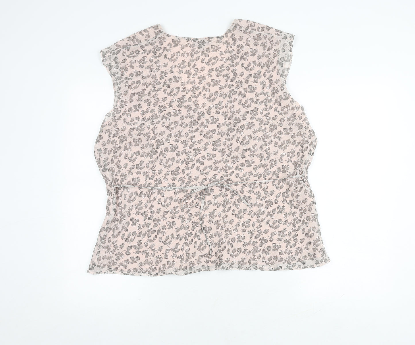 Marks and Spencer Women's Pink Floral V-Neck Camisole Top Size 20