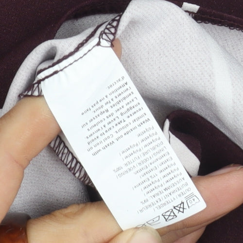 River Island Women's Striped Blouse, Size 12, V-Neck, Casual