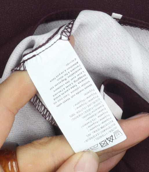 River Island Women's Striped Blouse, Size 12, V-Neck, Casual