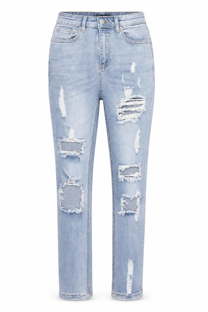 Front view of I Saw It First Women's Blue Skinny Jeans, size 6