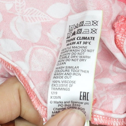 Marks and Spencer Women's Pink Floral Shorts