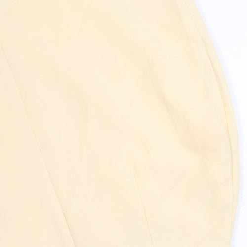 Wallis Women Beige Knee Length Pencil Skirt Size 16