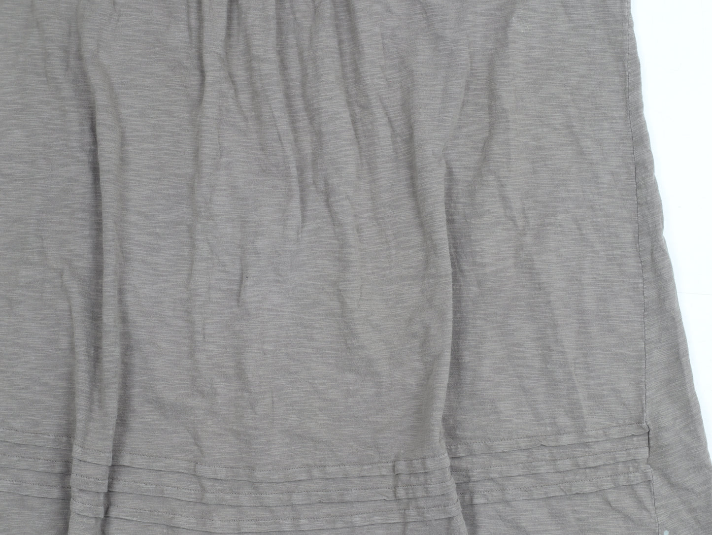 Next Women's Grey Cap Sleeve T-Shirt, L, Cotton Jersey