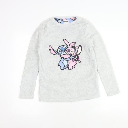 Disney Girls Grey Stitch Pyjama Top 11-12 Years
