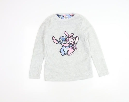 Disney Girls Grey Stitch Pyjama Top 11-12 Years