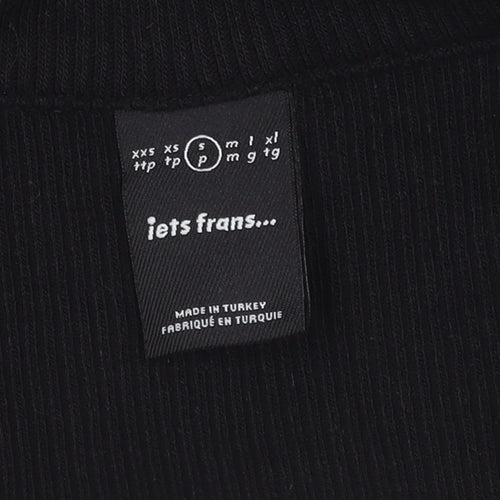 iets frans... Women's Black S Collared Playsuit