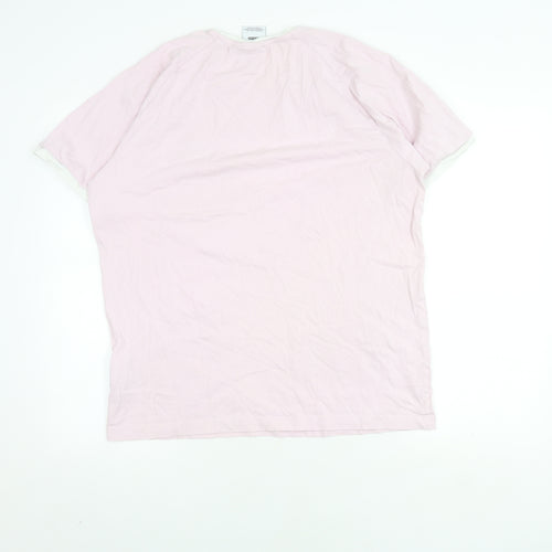 Adidas Women's Pink Ringer T-Shirt Size 14