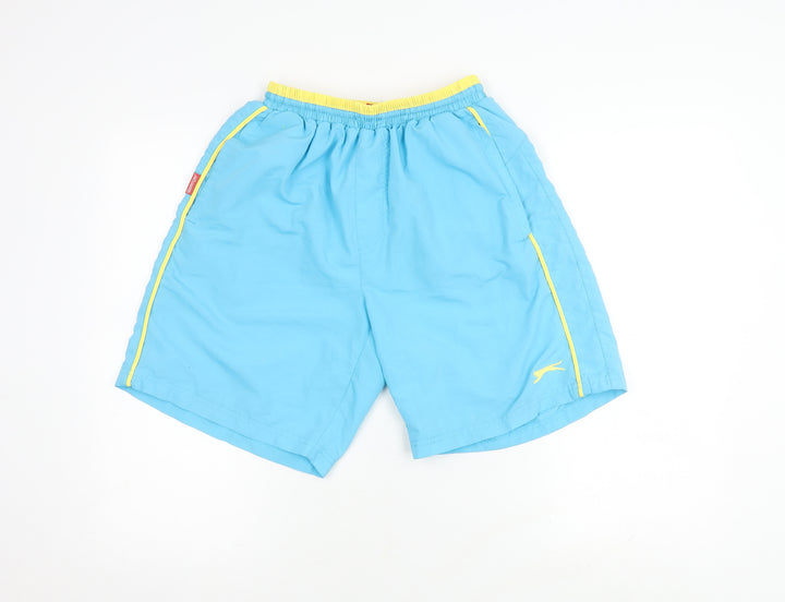 Slazenger Men's Blue Swim Shorts S - Elastic Waist