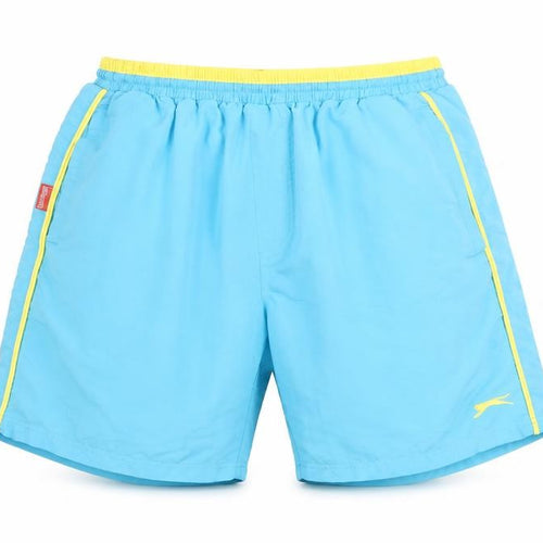 Slazenger Men's Blue Swim Shorts S - Elastic Waist