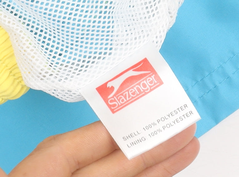 Slazenger Men's Blue Swim Shorts S - Elastic Waist