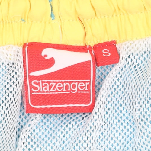 Slazenger Men's Blue Swim Shorts S - Elastic Waist